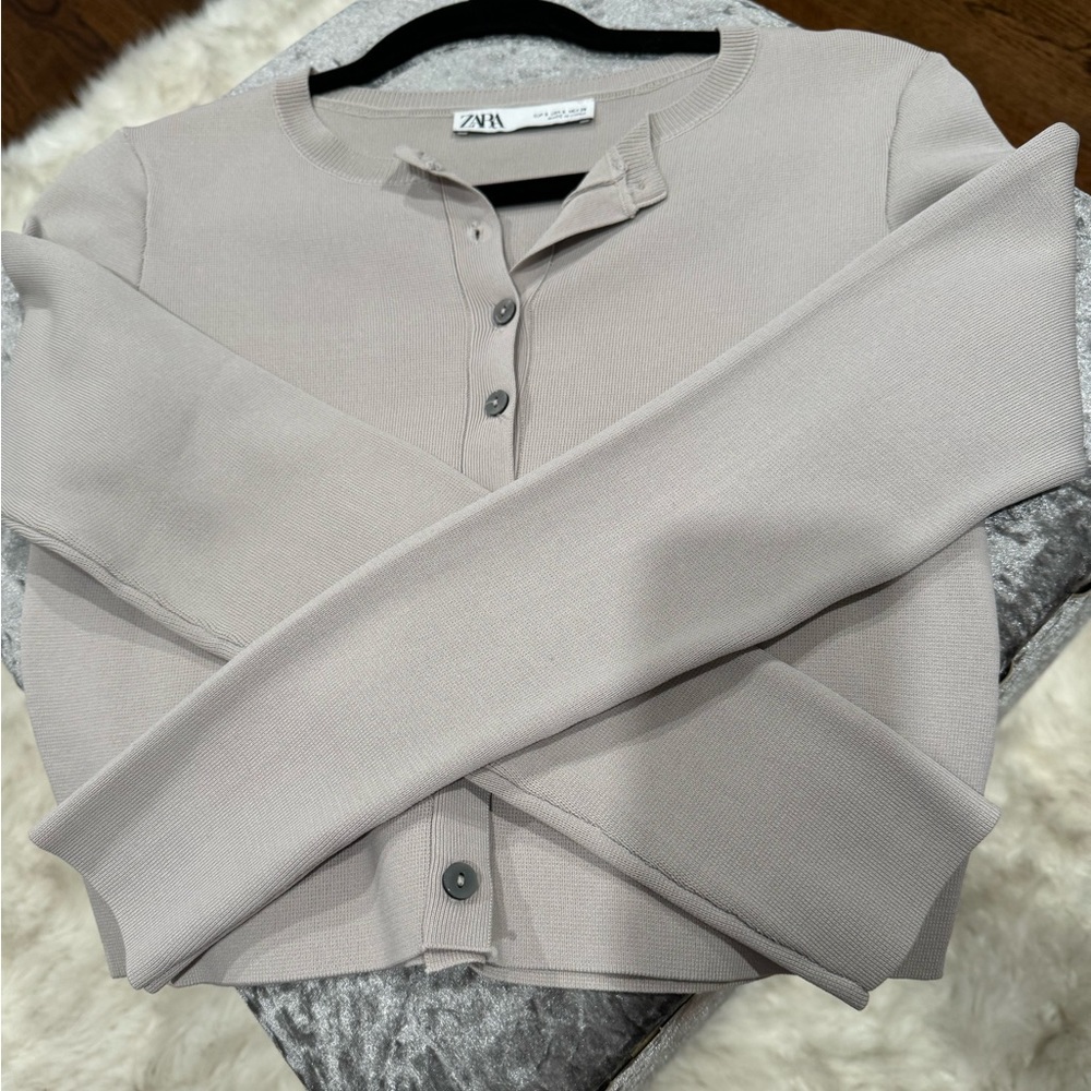 Zara cropped blouse - Picture 3 of 5